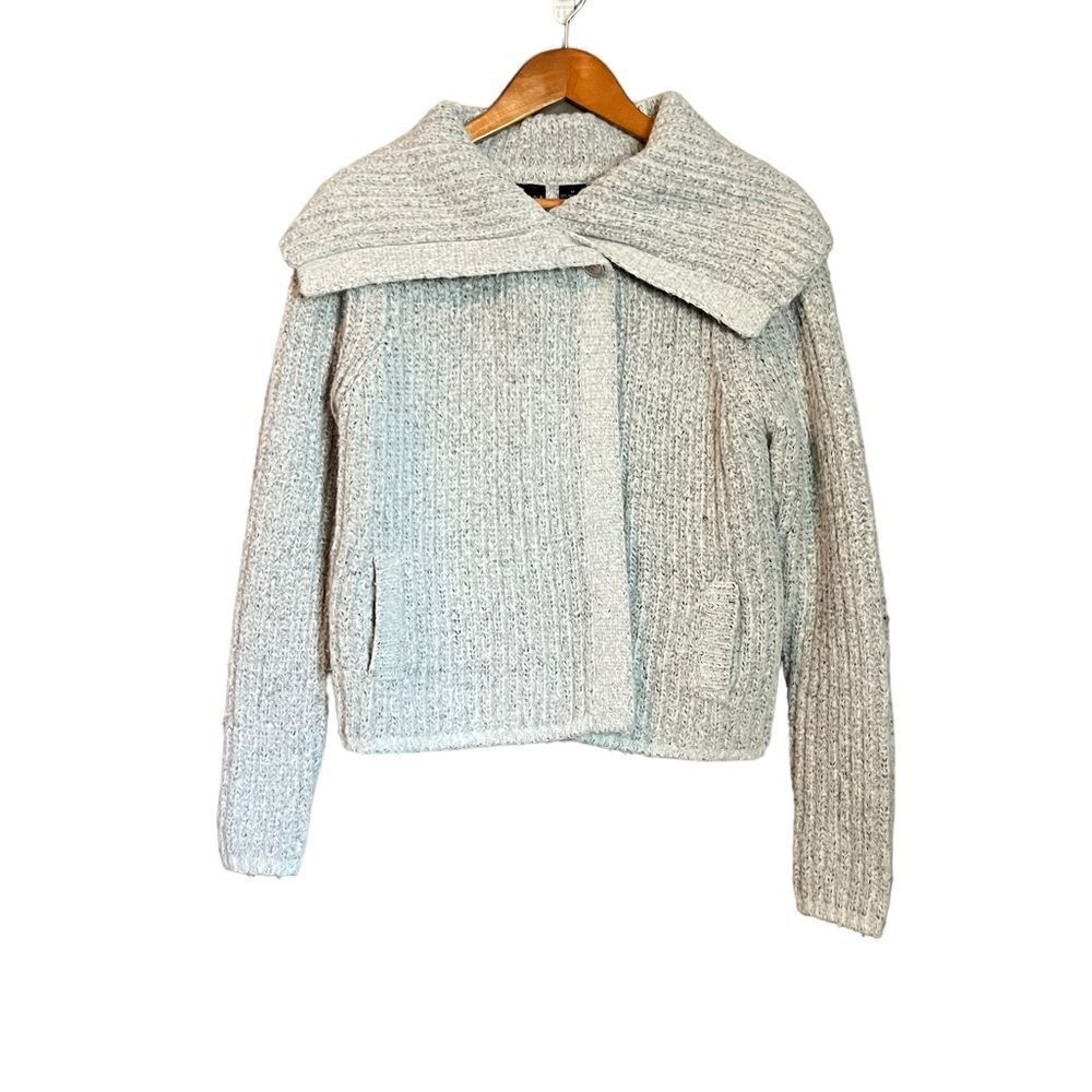 Tailor B.Moss clothing company grey cardigan